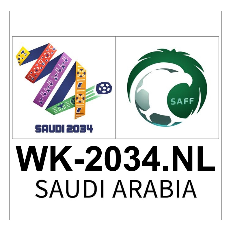 Logo van het WK 2034